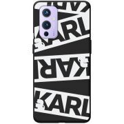 Черный чехол BoxFace OnePlus 9 White Karl