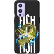 Черный чехол BoxFace OnePlus 9 Fish