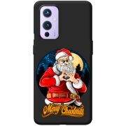 Черный чехол BoxFace OnePlus 9 Cool Santa
