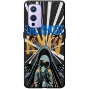 Черный чехол BoxFace OnePlus 9 Привид Києва в дії