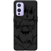Черный чехол BoxFace OnePlus 9 Bear King