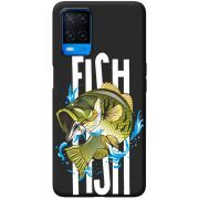 Черный чехол BoxFace OPPO A54 Fish