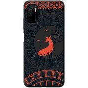 Черный чехол BoxFace Poco M3 Pro Ornament