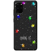 Черный чехол BoxFace Samsung Galaxy S20 Plus (G985) Among Us Invisible