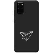 Черный чехол BoxFace Samsung Galaxy S20 Plus (G985) Paper Plane