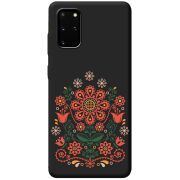 Черный чехол BoxFace Samsung Galaxy S20 Plus (G985) Ukrainian Ornament