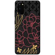 Черный чехол BoxFace Samsung Galaxy S20 (G980) FranceFlowers
