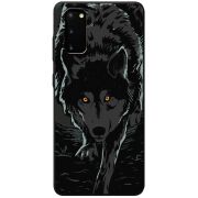 Черный чехол BoxFace Samsung Galaxy S20 (G980) Wolf