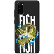 Черный чехол BoxFace Samsung Galaxy S20 (G980) Fish