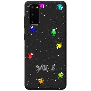 Черный чехол BoxFace Samsung Galaxy S20 (G980) Among Us Invisible