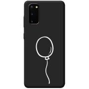 Черный чехол BoxFace Samsung Galaxy S20 (G980) Balloon