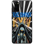 Черный чехол BoxFace Samsung Galaxy S20 (G980) Привид Києва в дії