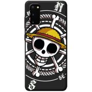 Черный чехол BoxFace Samsung Galaxy S20 (G980) One Piece Компас