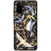 Черный чехол BoxFace Samsung Galaxy S20 (G980) Ластівки