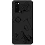 Черный чехол BoxFace Samsung Galaxy S20 (G980) Mountains