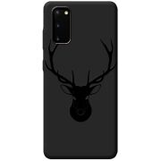 Черный чехол BoxFace Samsung Galaxy S20 (G980) Deer