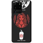 Черный чехол BoxFace Samsung Galaxy S20 Ultra (G988) RedWhite Coffee