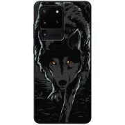 Черный чехол BoxFace Samsung Galaxy S20 Ultra (G988) Wolf