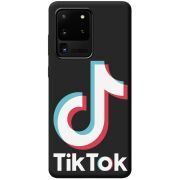 Черный чехол BoxFace Samsung Galaxy S20 Ultra (G988) Tik Tok