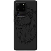 Черный чехол BoxFace Samsung Galaxy S20 Ultra (G988) Lion