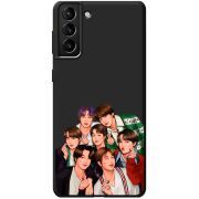 Черный чехол BoxFace Samsung Galaxy S21 Plus (G996) BTS