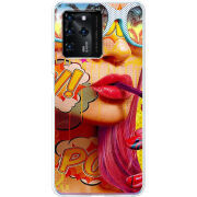 Чехол BoxFace ZTE Blade V30 Yellow Girl Pop Art
