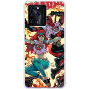 Чехол BoxFace ZTE Blade V30 Deadpool and Mary Jane