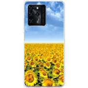 Чехол BoxFace ZTE Blade V30 Подсолнухи
