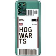 Прозрачный чехол BoxFace ZTE Blade V30 Vita Ticket Hogwarts