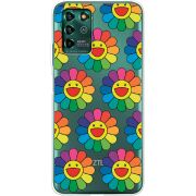 Прозрачный чехол BoxFace ZTE Blade V30 Vita Hippie Flowers