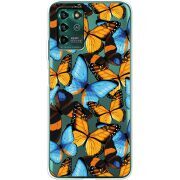 Прозрачный чехол BoxFace ZTE Blade V30 Vita Butterfly Morpho
