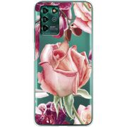 Прозрачный чехол BoxFace ZTE Blade V30 Vita Rose