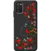 Черный чехол BoxFace Samsung Galaxy A03S (A037) 3D Ukrainian Muse