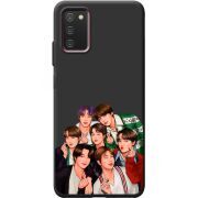 Черный чехол BoxFace Samsung Galaxy A03S (A037) BTS