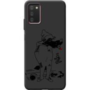Черный чехол BoxFace Samsung Galaxy A03S (A037) 