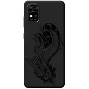 Черный чехол BoxFace ZTE Blade A31 Snake