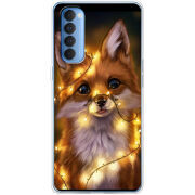 Чехол BoxFace OPPO Reno 4 Pro Різдвяна лисичка
