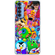 Чехол BoxFace OPPO Reno 4 Pro friends brawl stars