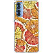 Чехол BoxFace OPPO Reno 4 Pro Citrus Pattern