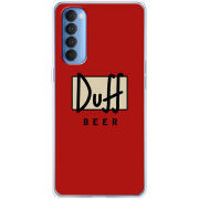 Чехол BoxFace OPPO Reno 4 Pro Duff beer