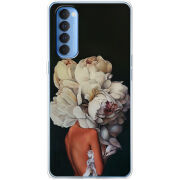 Чехол BoxFace OPPO Reno 4 Pro Exquisite White Flowers