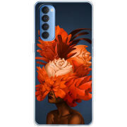 Чехол BoxFace OPPO Reno 4 Pro Exquisite Orange Flowers