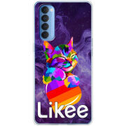 Чехол BoxFace OPPO Reno 4 Pro Likee Cat