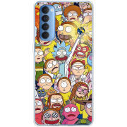 Чехол BoxFace OPPO Reno 4 Pro Rick and Morty