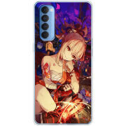 Чехол BoxFace OPPO Reno 4 Pro Genshin Ёимия с огоньком