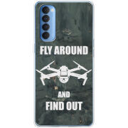 Чехол BoxFace OPPO Reno 4 Pro Дрон Fly Around