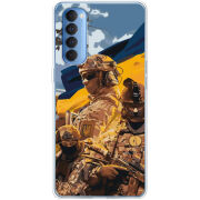 Чехол BoxFace OPPO Reno 4 Pro Воїни ЗСУ