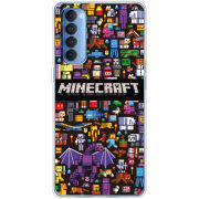 Чехол BoxFace OPPO Reno 4 Pro Minecraft Mobbery