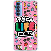 Чехол BoxFace OPPO Reno 4 Pro Toca Boca Life World