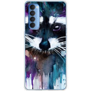 Чехол BoxFace OPPO Reno 4 Pro Акварельный енот